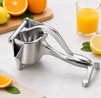 Manuell juicepress i rostfritt stål – fruktpress för citrus och färsk juice