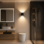 Roterbara LED-vägglampor 360° med touch och fjärrkontroll – 2-pack