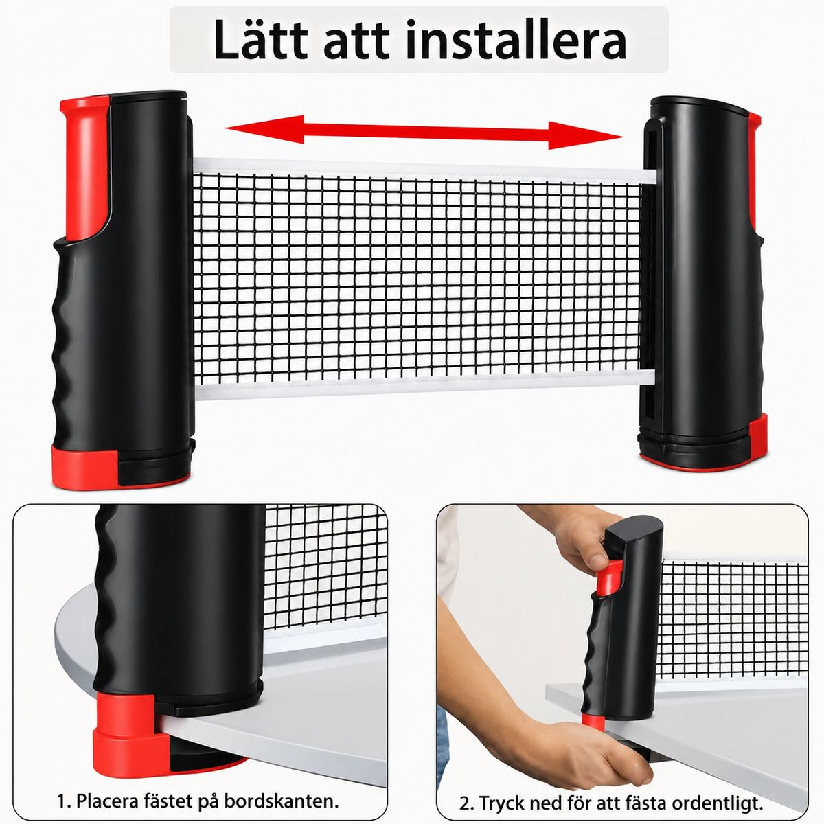 Portabelt Bordtennisset