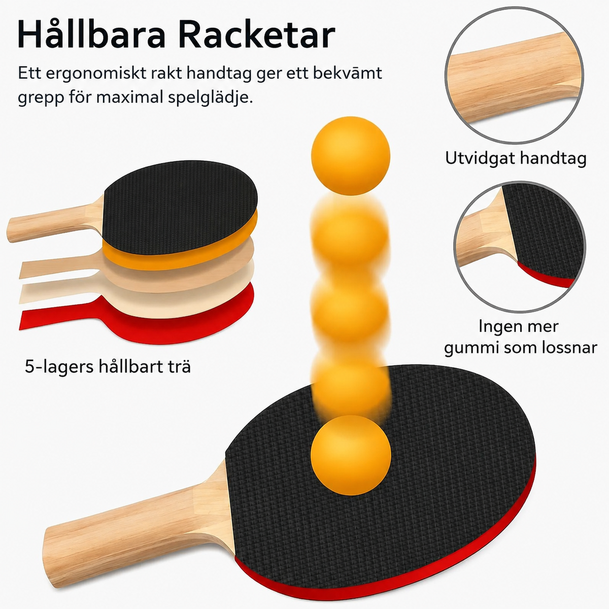 Portabelt Bordtennisset