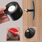Roterbara LED-vägglampor 360° med touch och fjärrkontroll – 2-pack