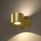 Roterbara LED-vägglampor 360° med touch och fjärrkontroll – 2-pack