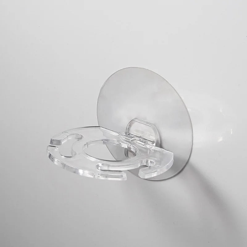 Transparent självhäftande badrumshållare