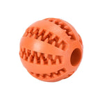 Orange tugg- och aktiveringsboll för hund