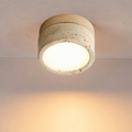 Wabi Sabi-inspirerad LED-taklampa med stenstruktur
